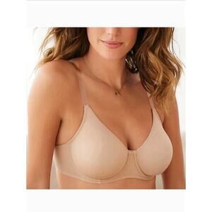 LASCANA Clear Invisible Strap Nude Underwire T-Shirt Bra 32C NEW Comfortable
